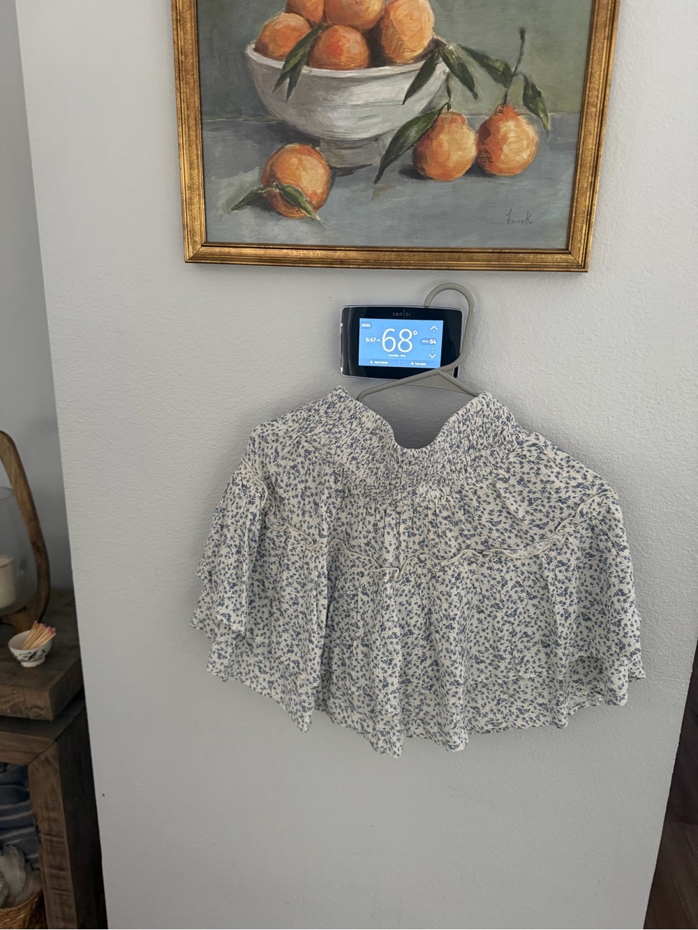 NWT Floral Ruffle Women’s Skort - Blue